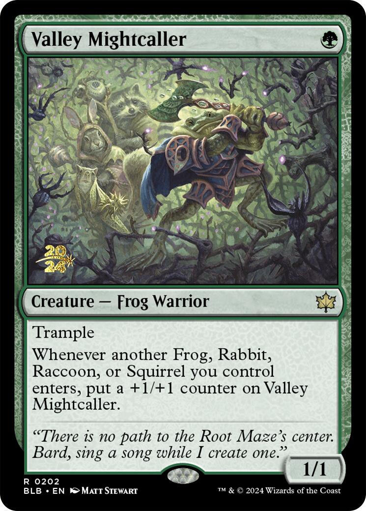 Valley Mightcaller [Bloomburrow Prerelease Promos] | Rock City Comics