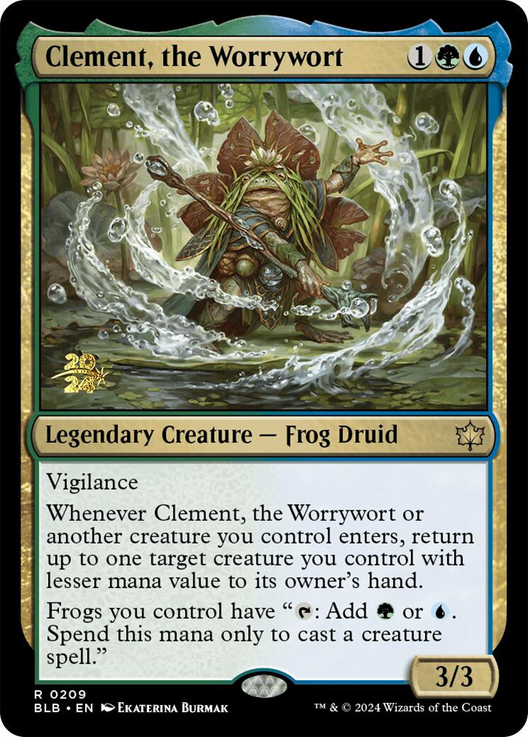 Clement, the Worrywort [Bloomburrow Prerelease Promos] | Rock City Comics