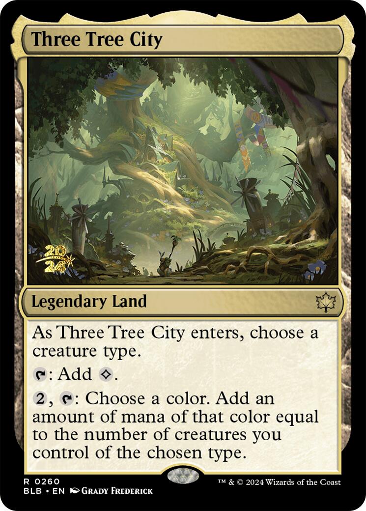 Three Tree City [Bloomburrow Prerelease Promos] | Rock City Comics