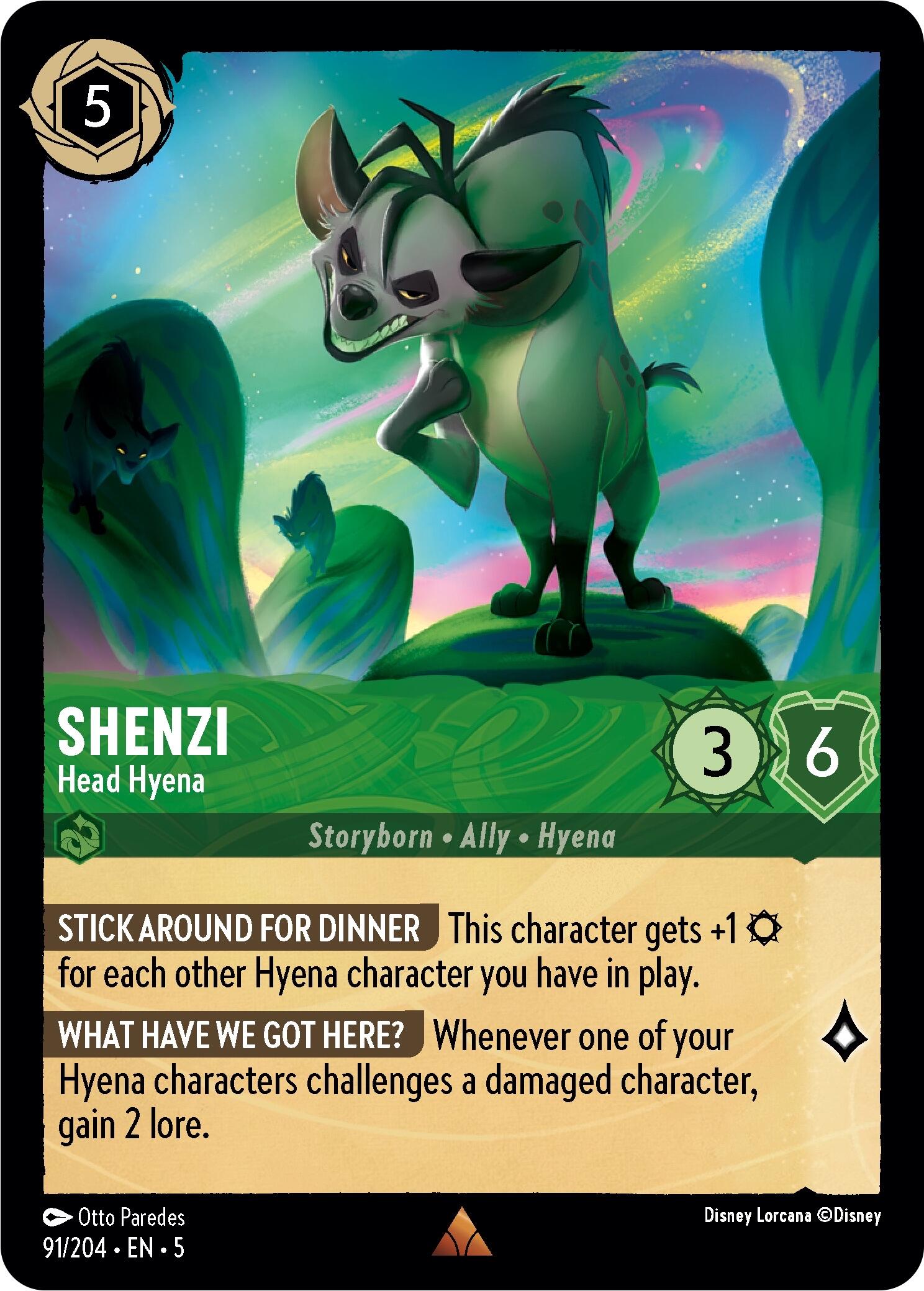 Shenzi - Head Hyena (91/204) [Shimmering Skies] | Rock City Comics