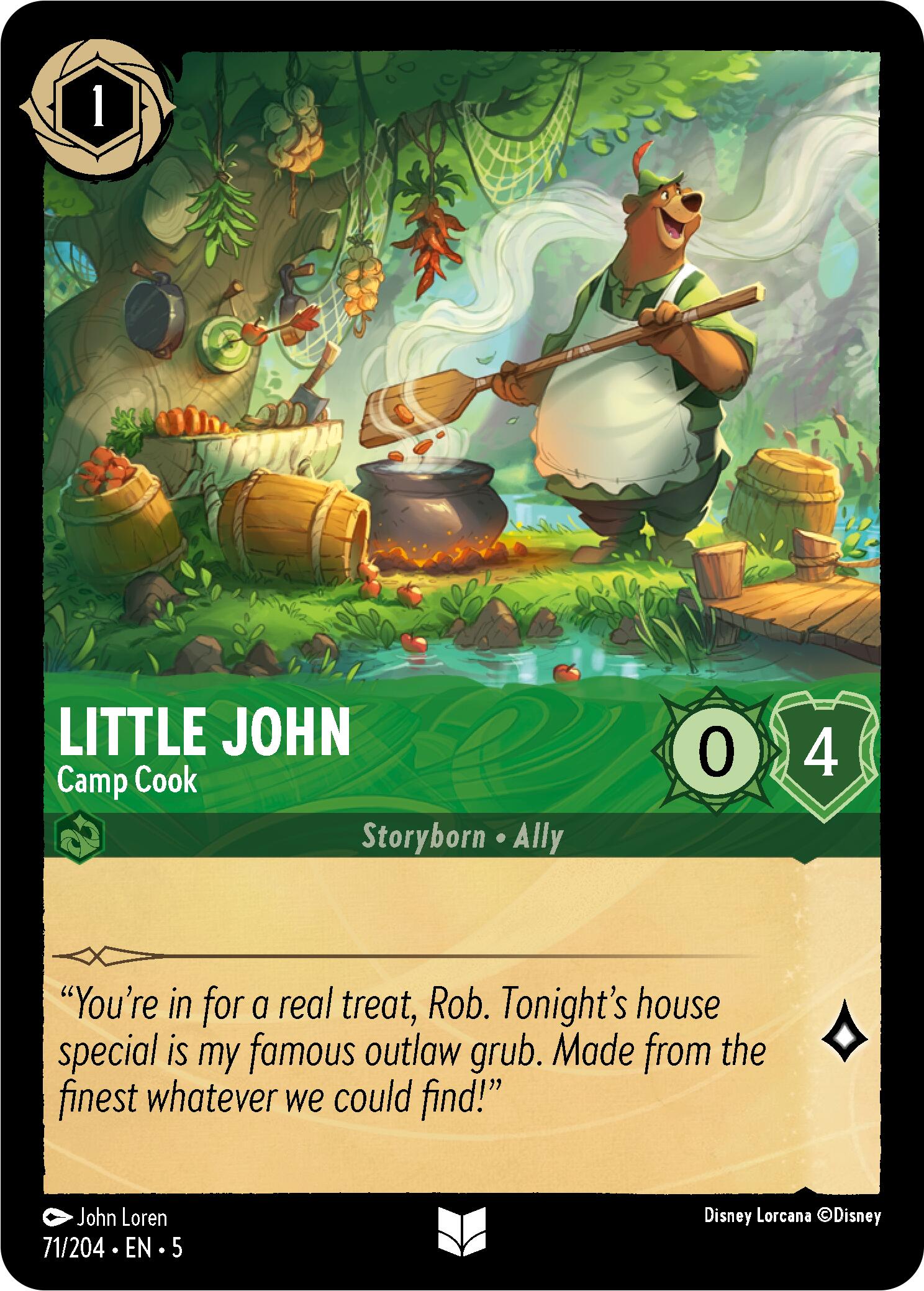 Little John - Camp Cook (71/204) [Shimmering Skies] | Rock City Comics