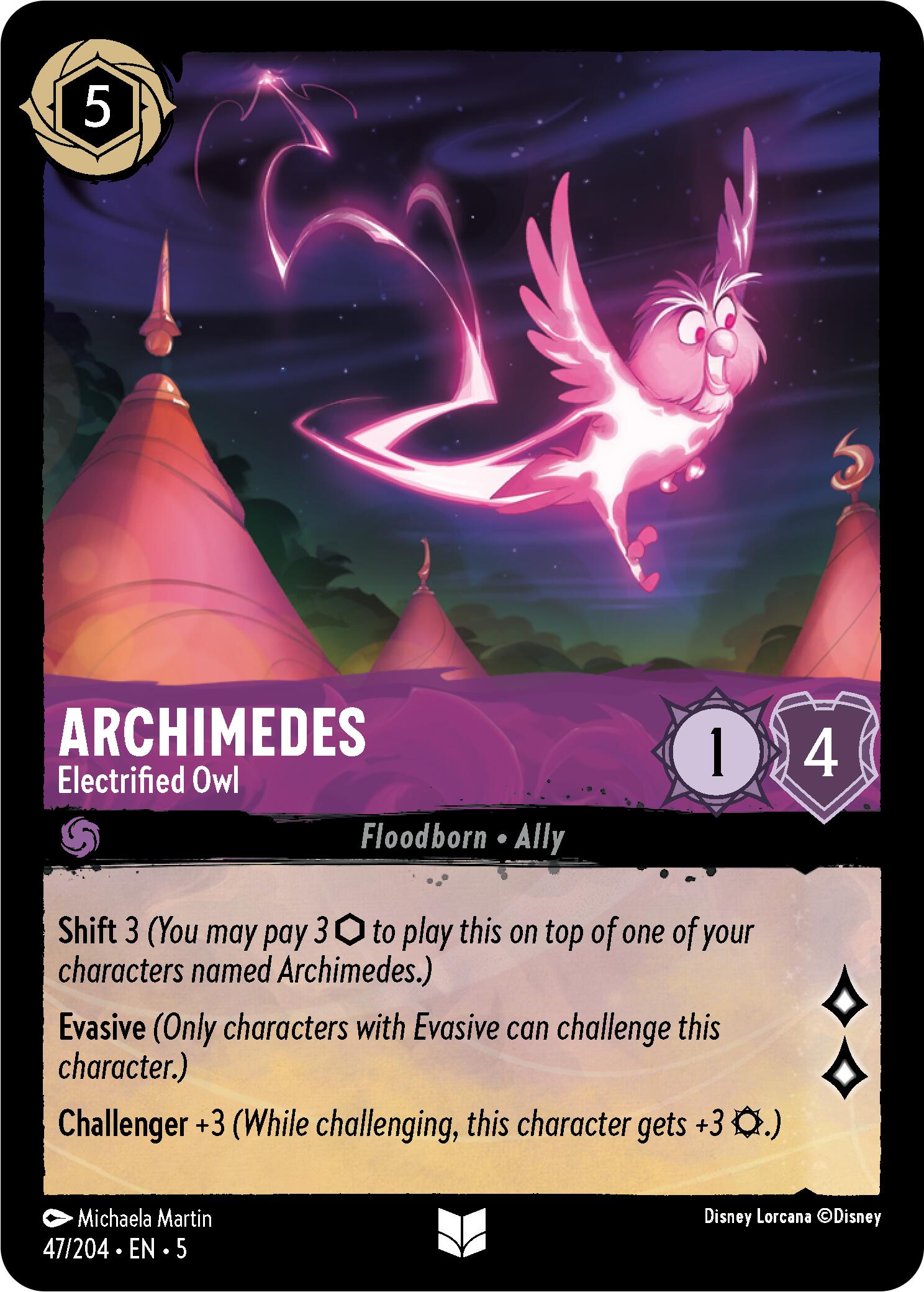 Archimedes - Electrified Owl (47/204) [Shimmering Skies] | Rock City Comics
