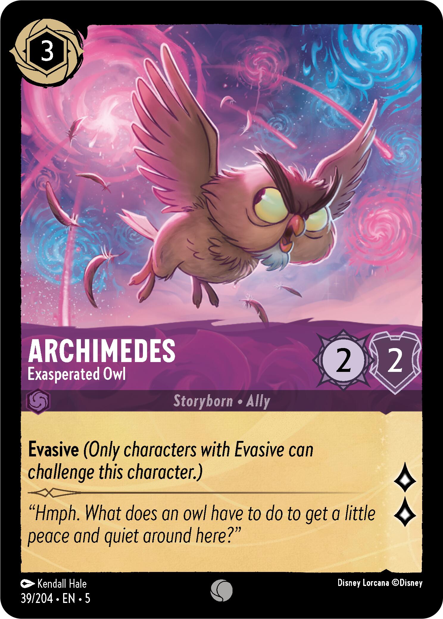 Archimedes - Exasperated Owl (39/204) [Shimmering Skies] | Rock City Comics