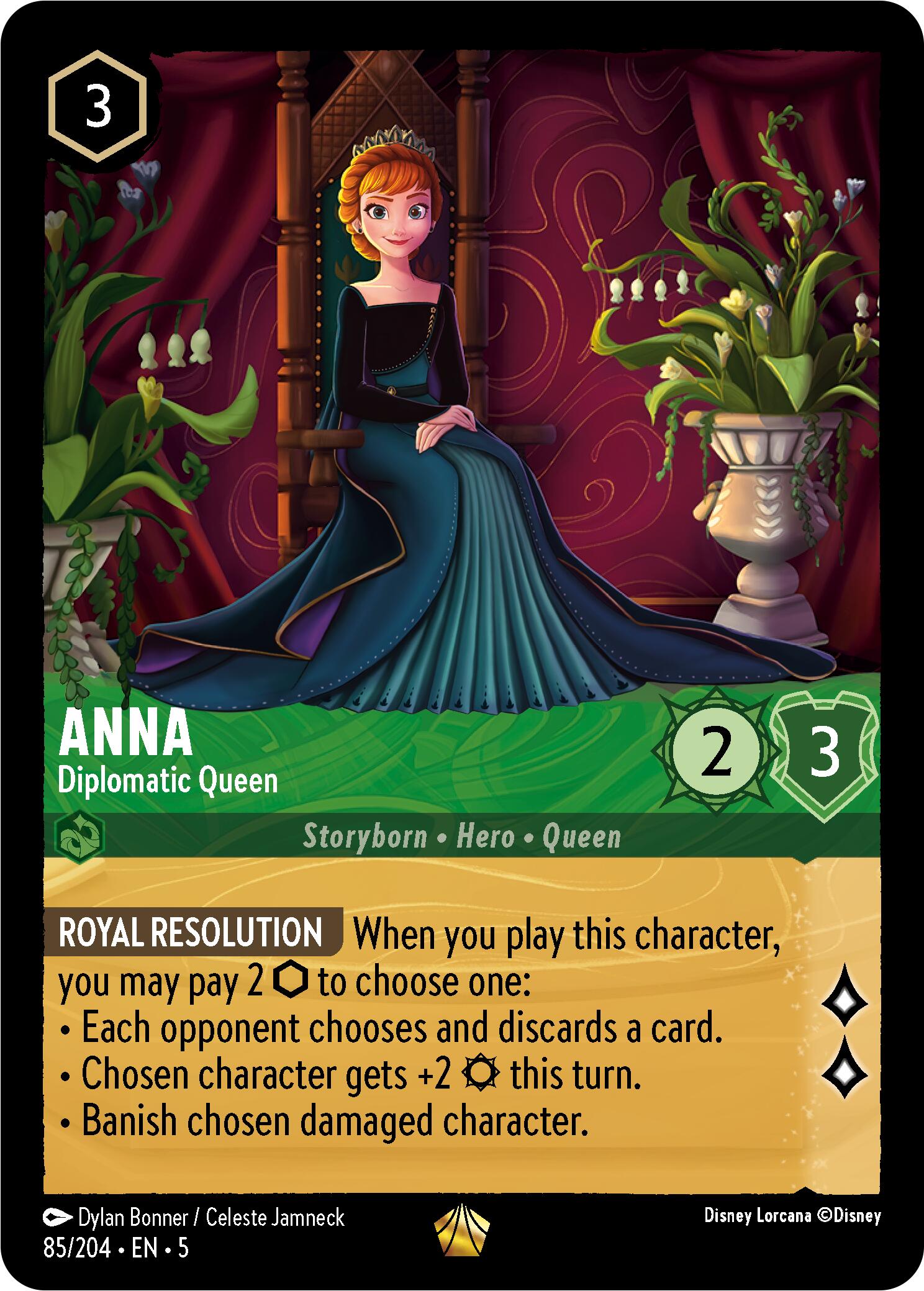 Anna - Diplomatic Queen (85/204) [Shimmering Skies] | Rock City Comics