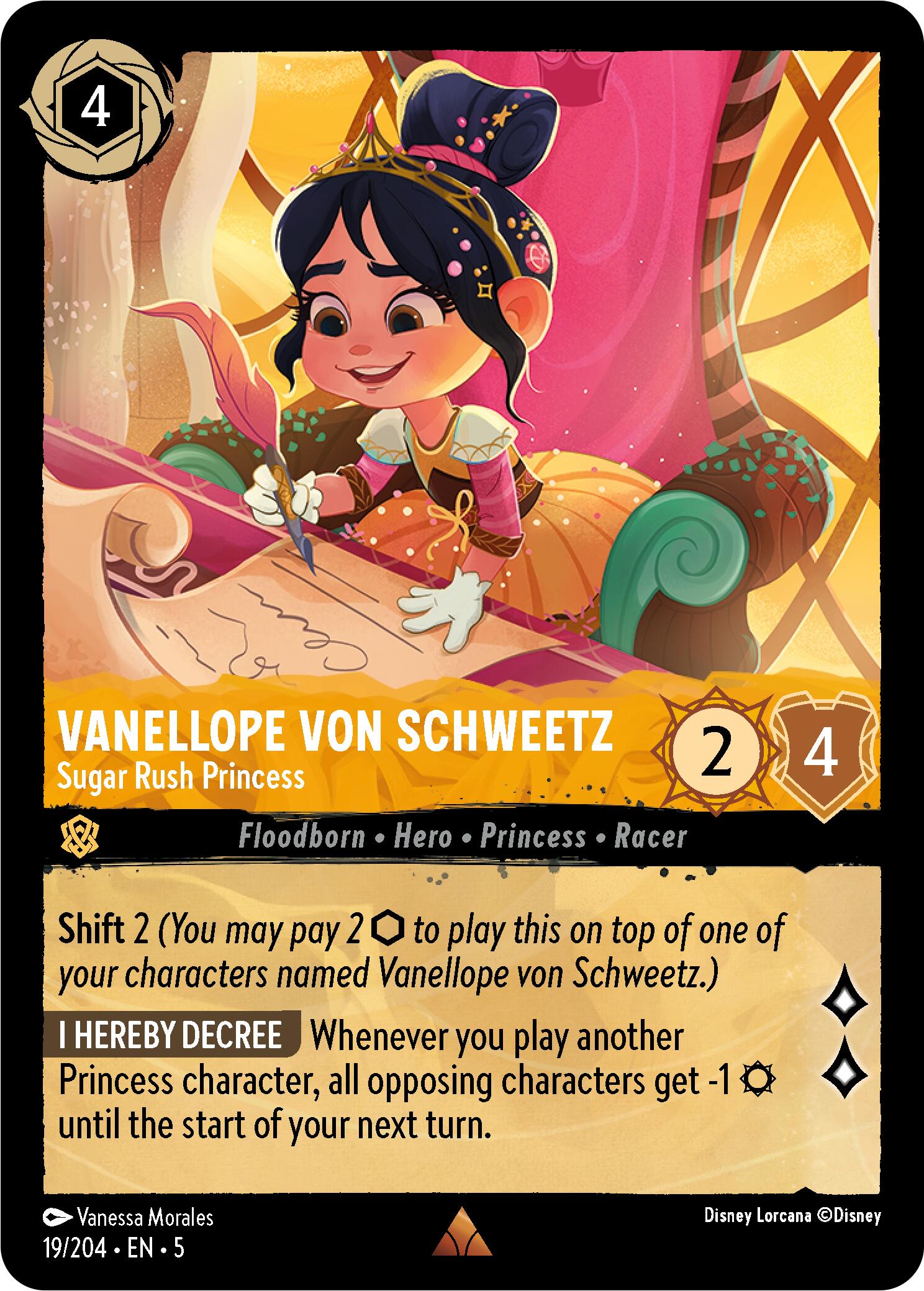 Vanellope von Schweetz - Sugar Rush Princess (19/204) [Shimmering Skies] | Rock City Comics