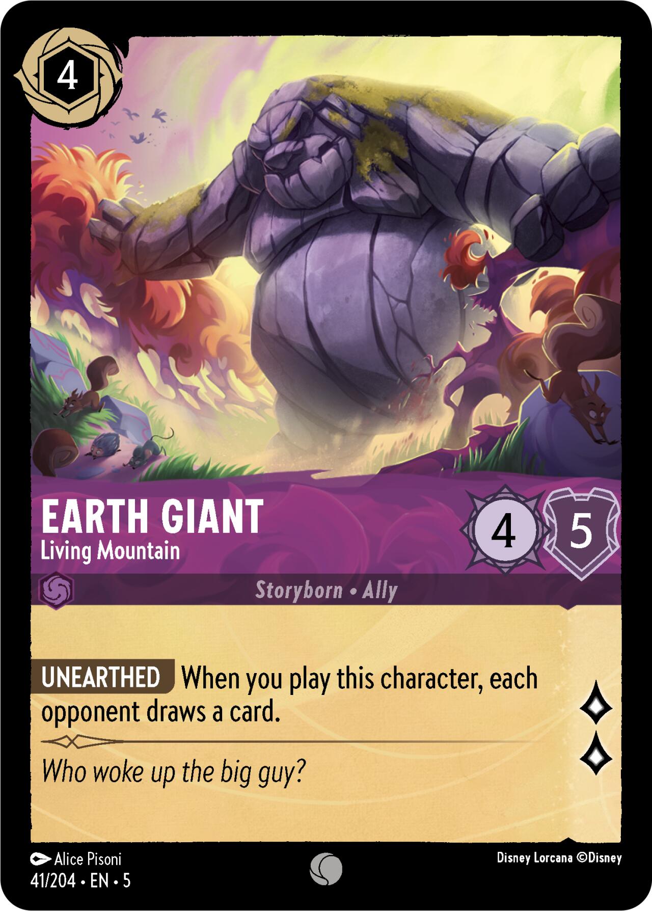 Earth Giant - Living Mountain (41/204) [Shimmering Skies] | Rock City Comics