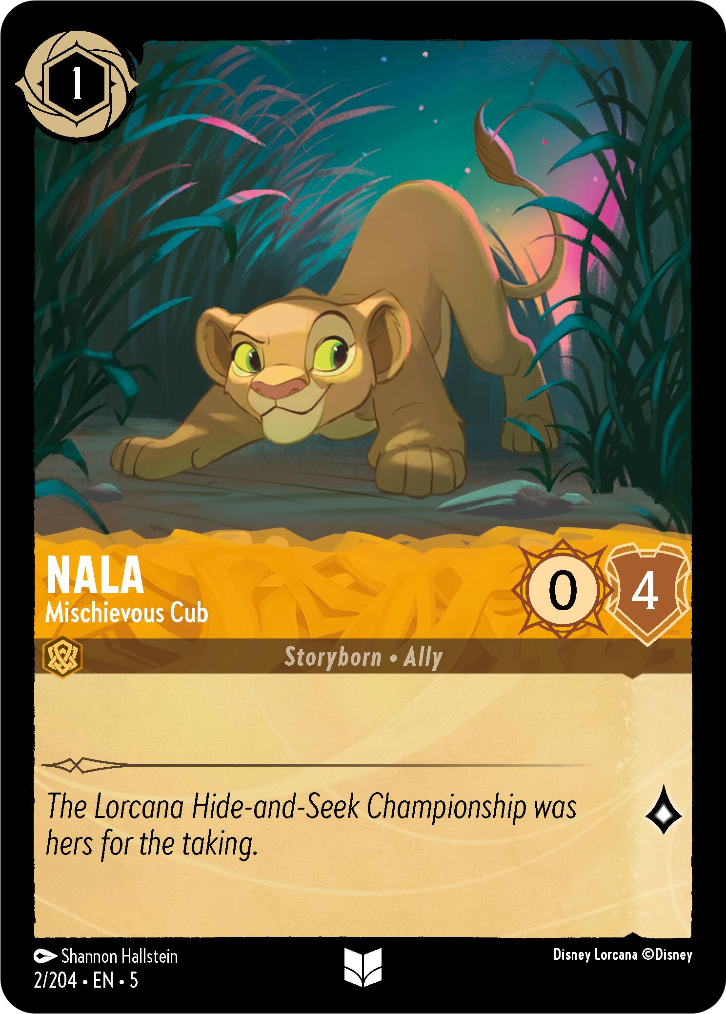 Nala - Mischievous Cub (2/204) [Shimmering Skies] | Rock City Comics