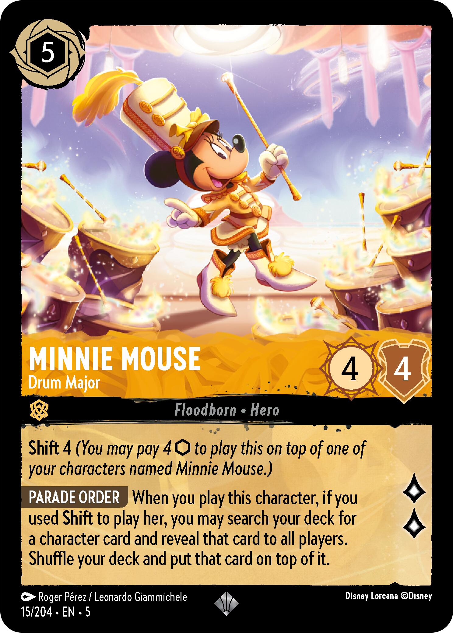 Minnie Mouse - Drum Major (15/204) [Shimmering Skies] | Rock City Comics