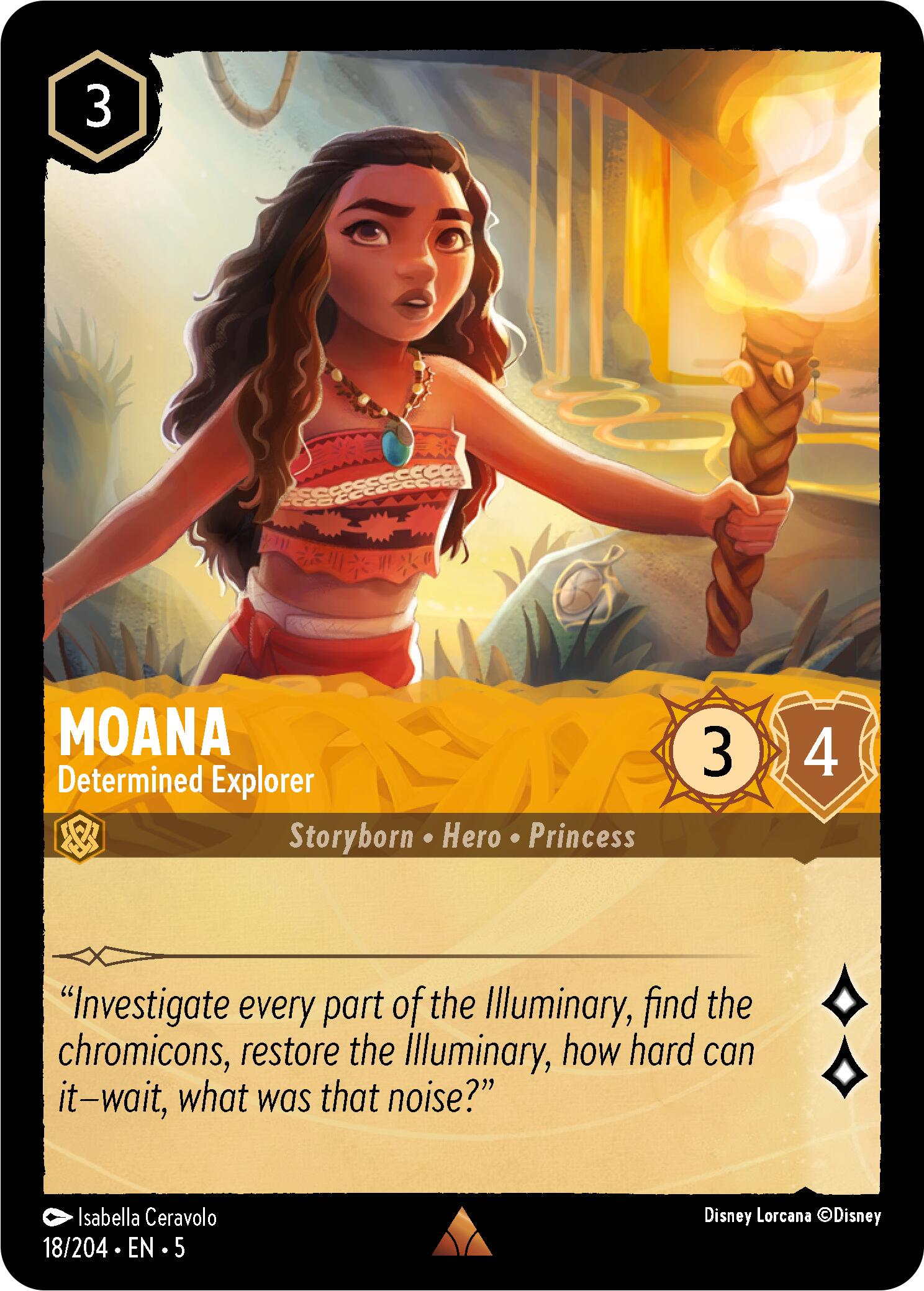 Moana - Determined Explorer (18/204) [Shimmering Skies] | Rock City Comics