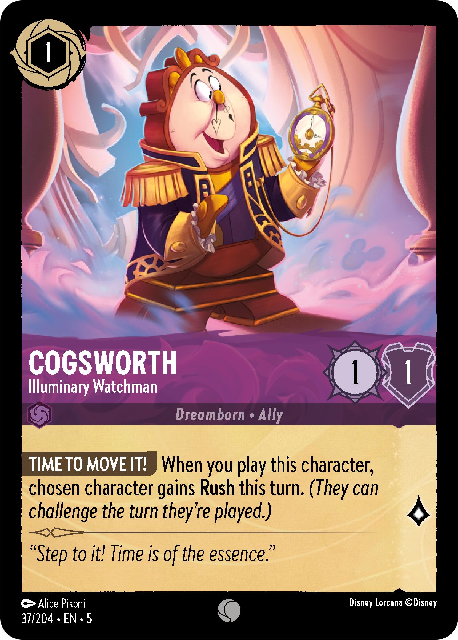 Cogsworth - Illuminary Watchman (37/204) [Shimmering Skies] | Rock City Comics