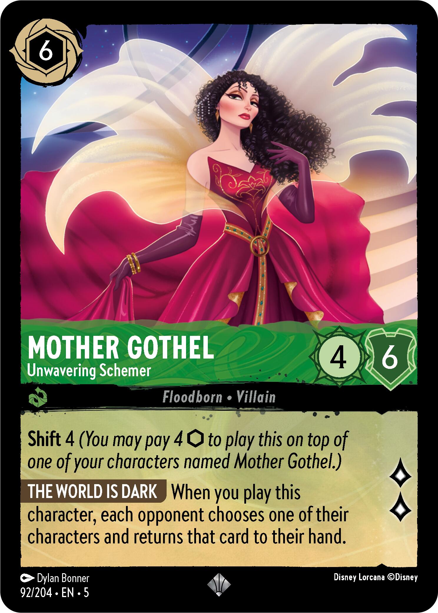 Mother Gothel - Unwavering Schemer (92/204) [Shimmering Skies] | Rock City Comics