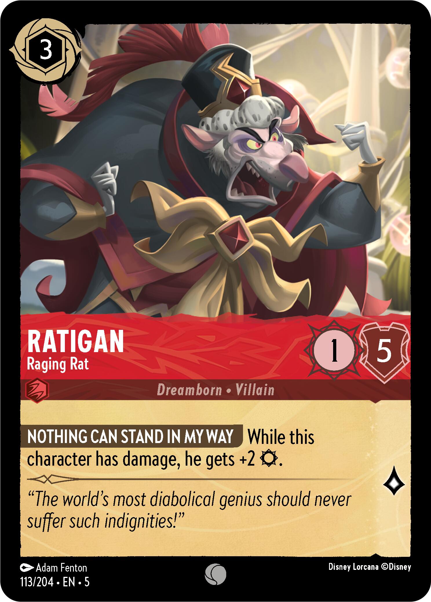 Ratigan - Raging Rat (113/204) [Shimmering Skies] | Rock City Comics