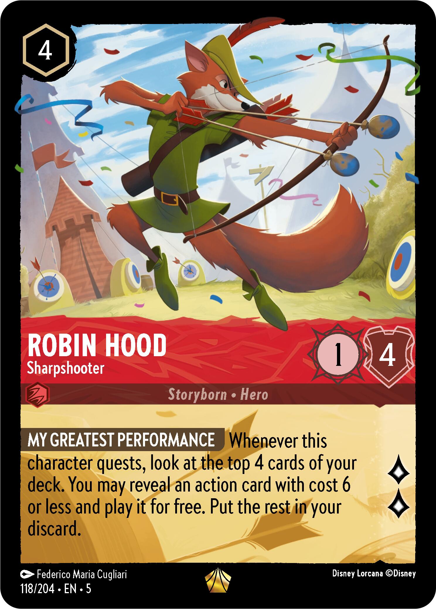 Robin Hood - Sharpshooter (118/204) [Shimmering Skies] | Rock City Comics