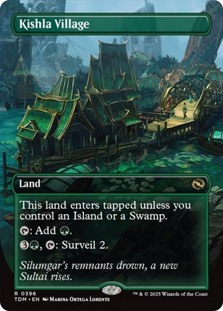 Kishla Village (Borderless) [Tarkir: Dragonstorm] | Rock City Comics