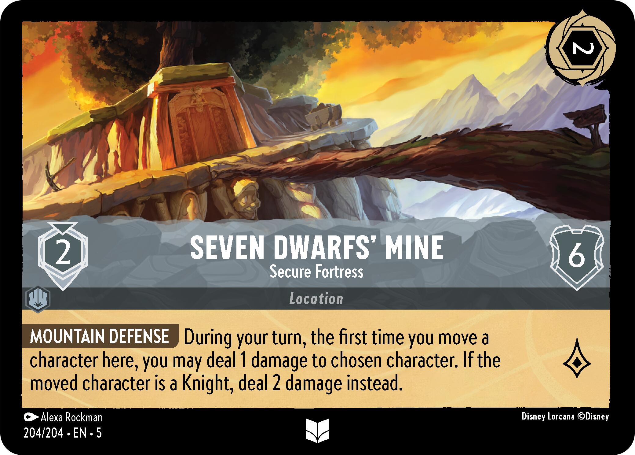 Seven Dwarfs' Mine - Secure Fortress (204/204) [Shimmering Skies] | Rock City Comics