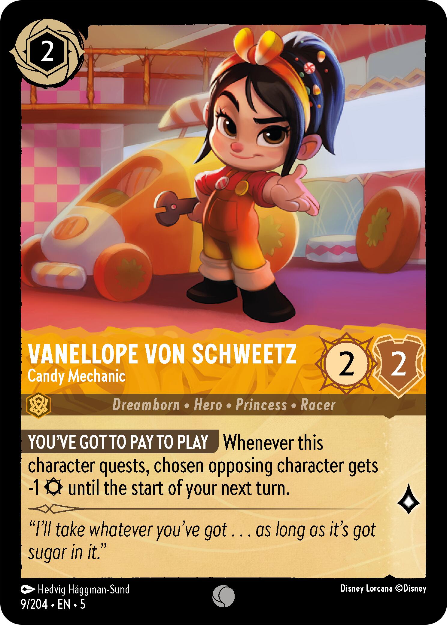 Vanellope von Schweetz - Candy Mechanic (9/204) [Shimmering Skies] | Rock City Comics