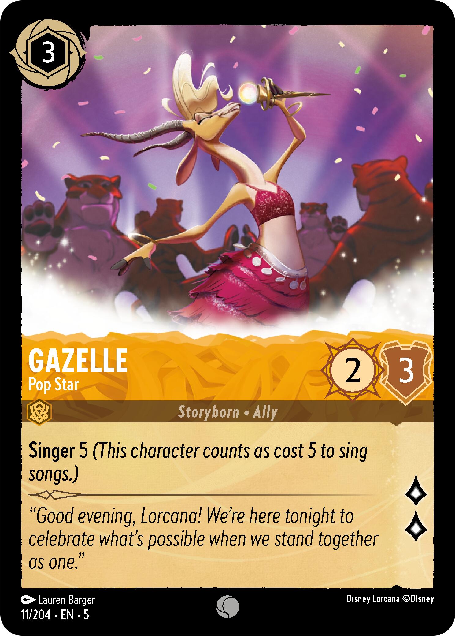 Gazelle - Pop Star (11/204) [Shimmering Skies] | Rock City Comics