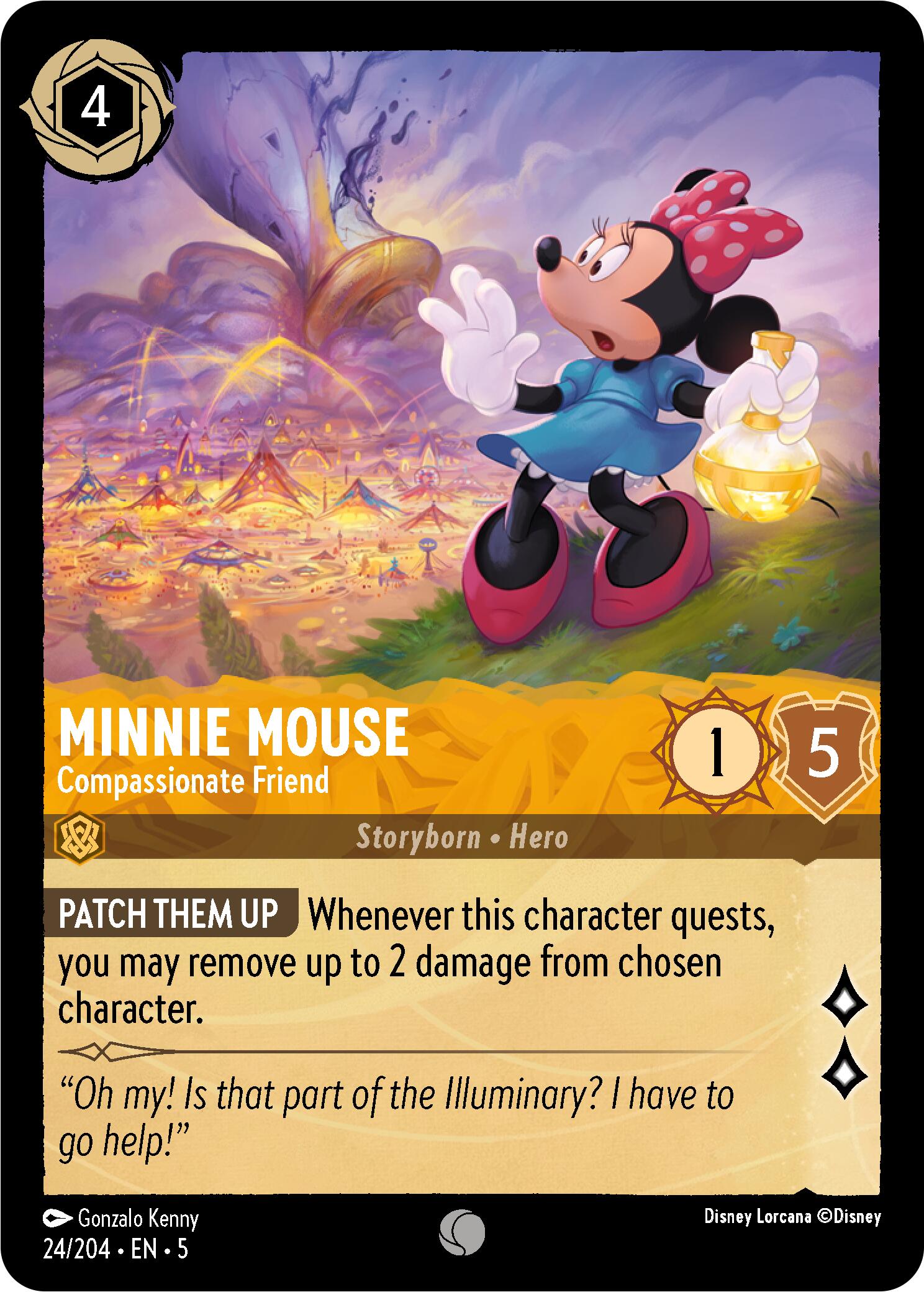 Minnie Mouse - Compassionate Friend (24/204) [Shimmering Skies] | Rock City Comics