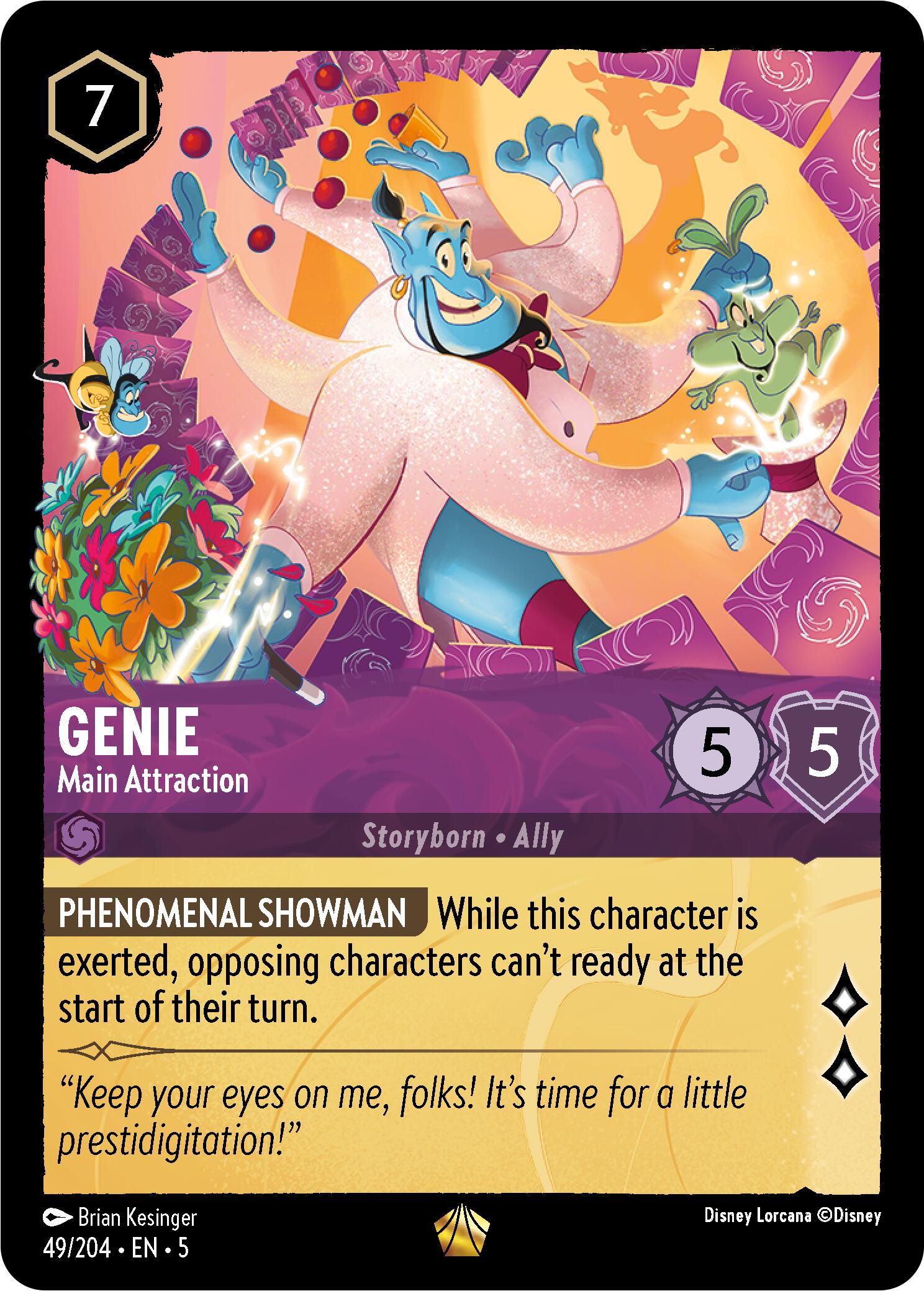 Genie - Main Attraction (49/204) [Shimmering Skies] | Rock City Comics