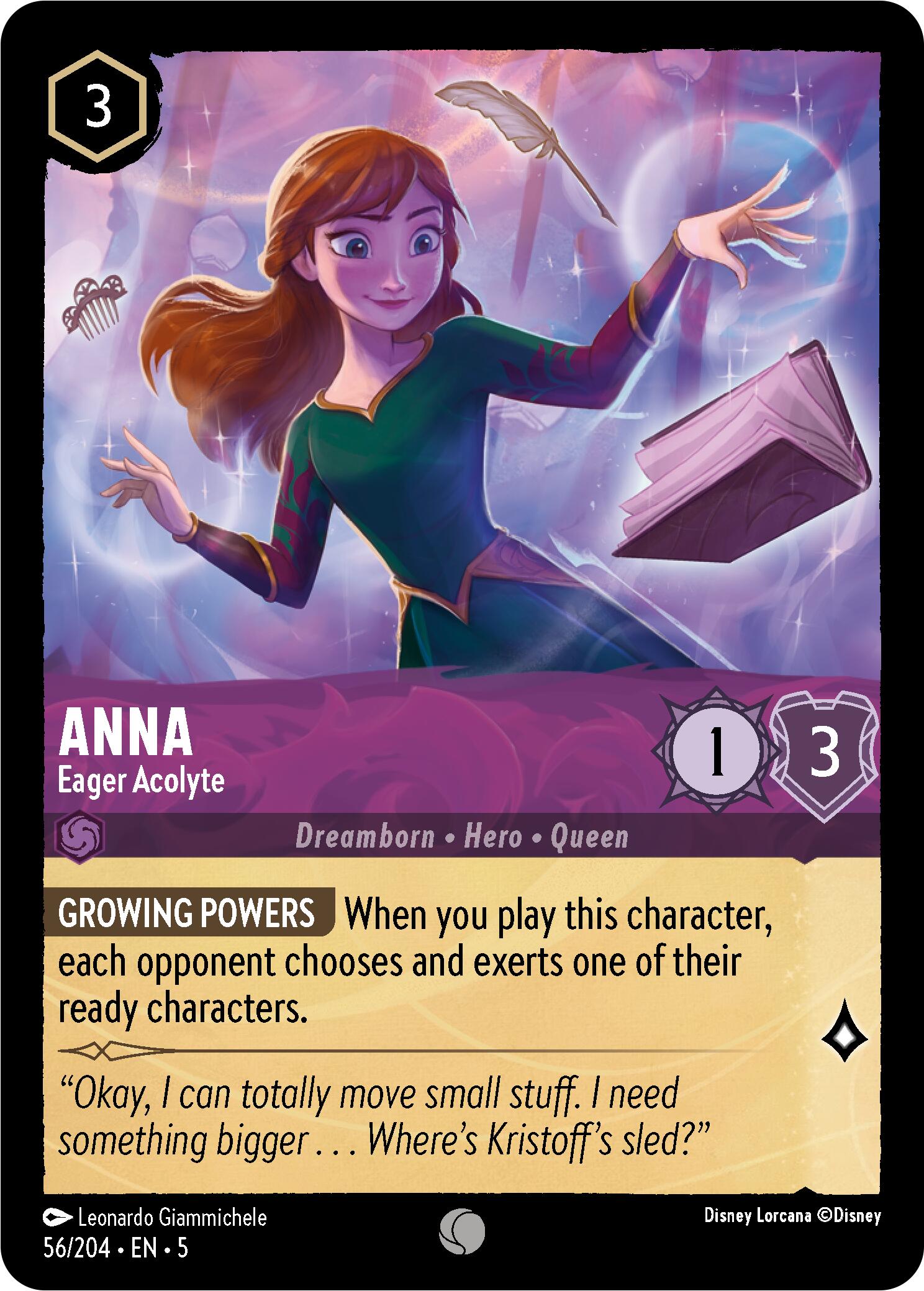 Anna - Eager Acolyte (56/204) [Shimmering Skies] | Rock City Comics