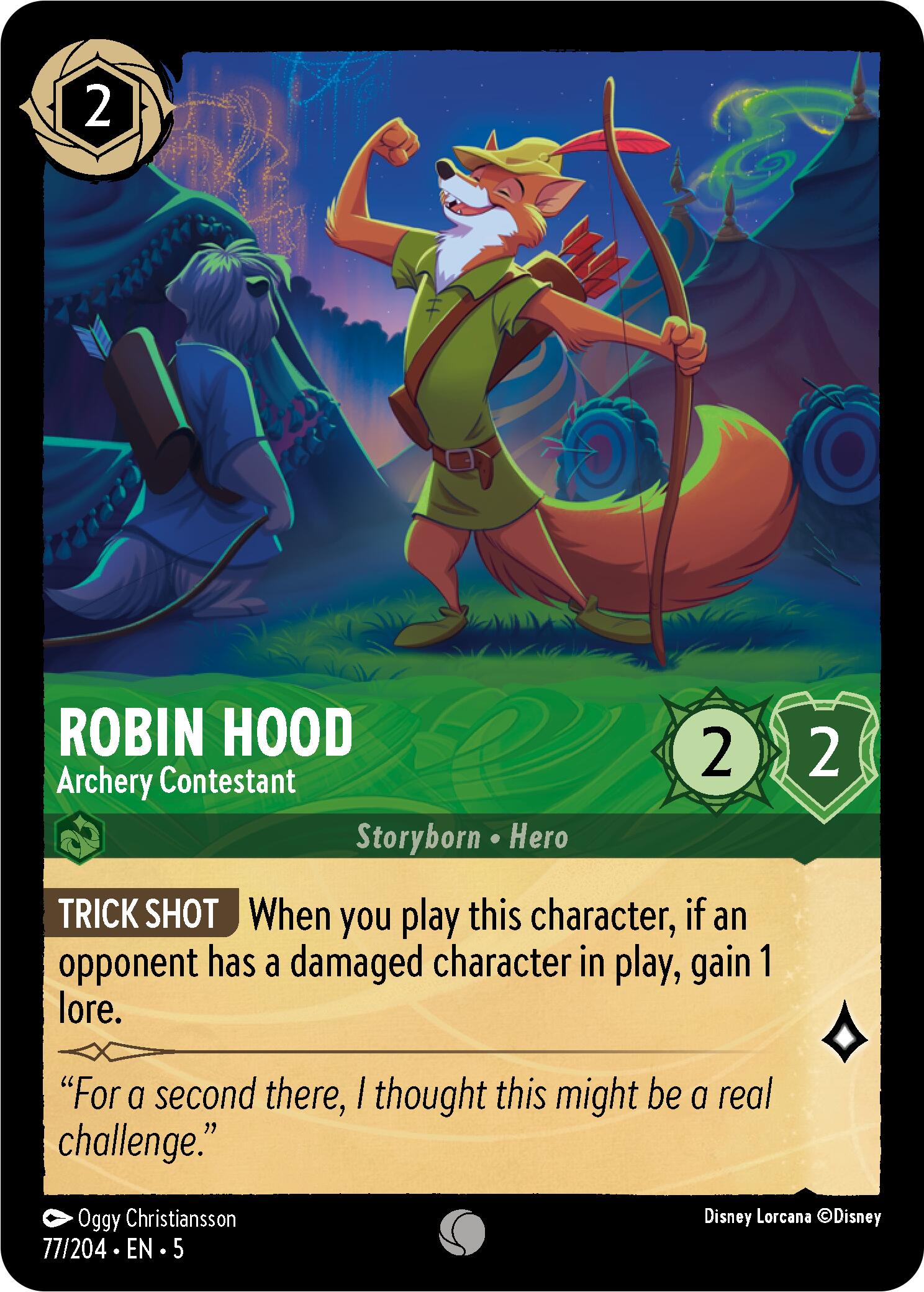 Robin Hood - Archery Contestant (77/204) [Shimmering Skies] | Rock City Comics