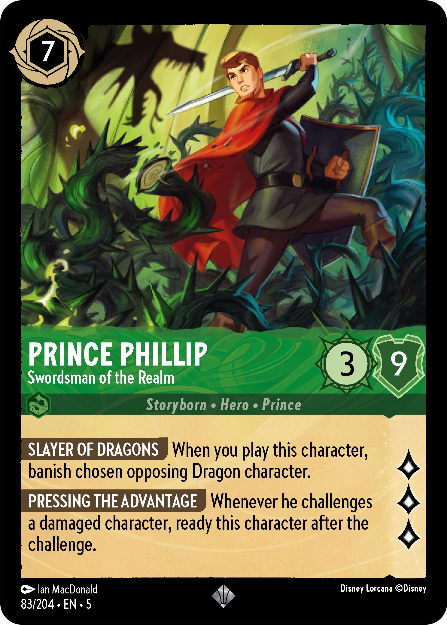 Prince Phillip - Swordsman of the Realm (83/204) [Shimmering Skies] | Rock City Comics