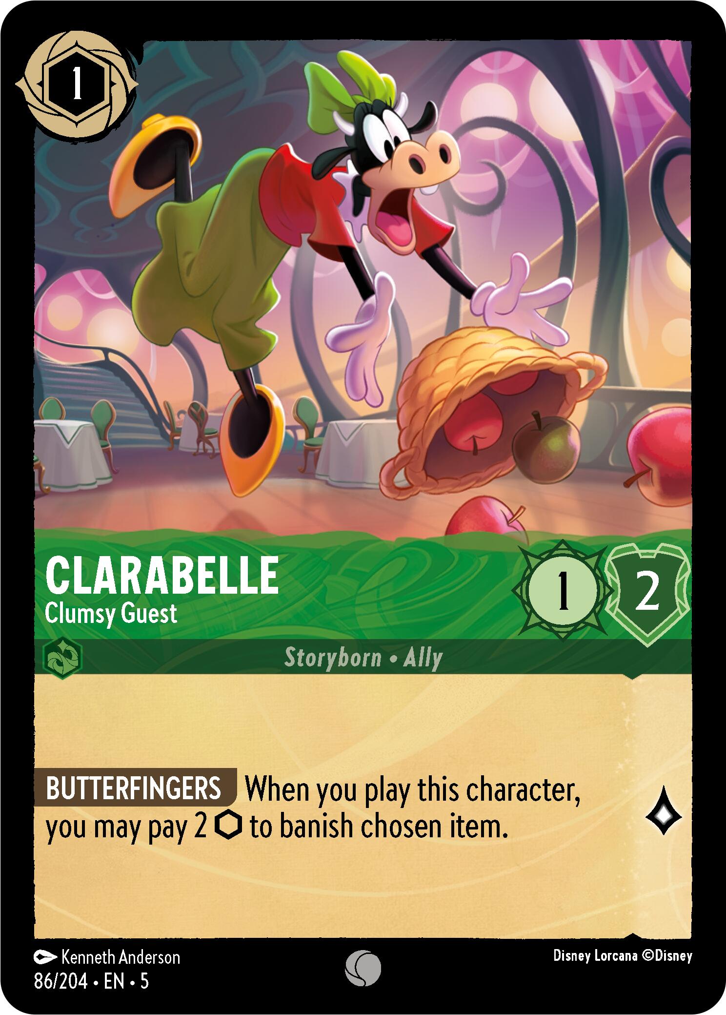 Clarabelle - Clumsy Guest (86/204) [Shimmering Skies] | Rock City Comics