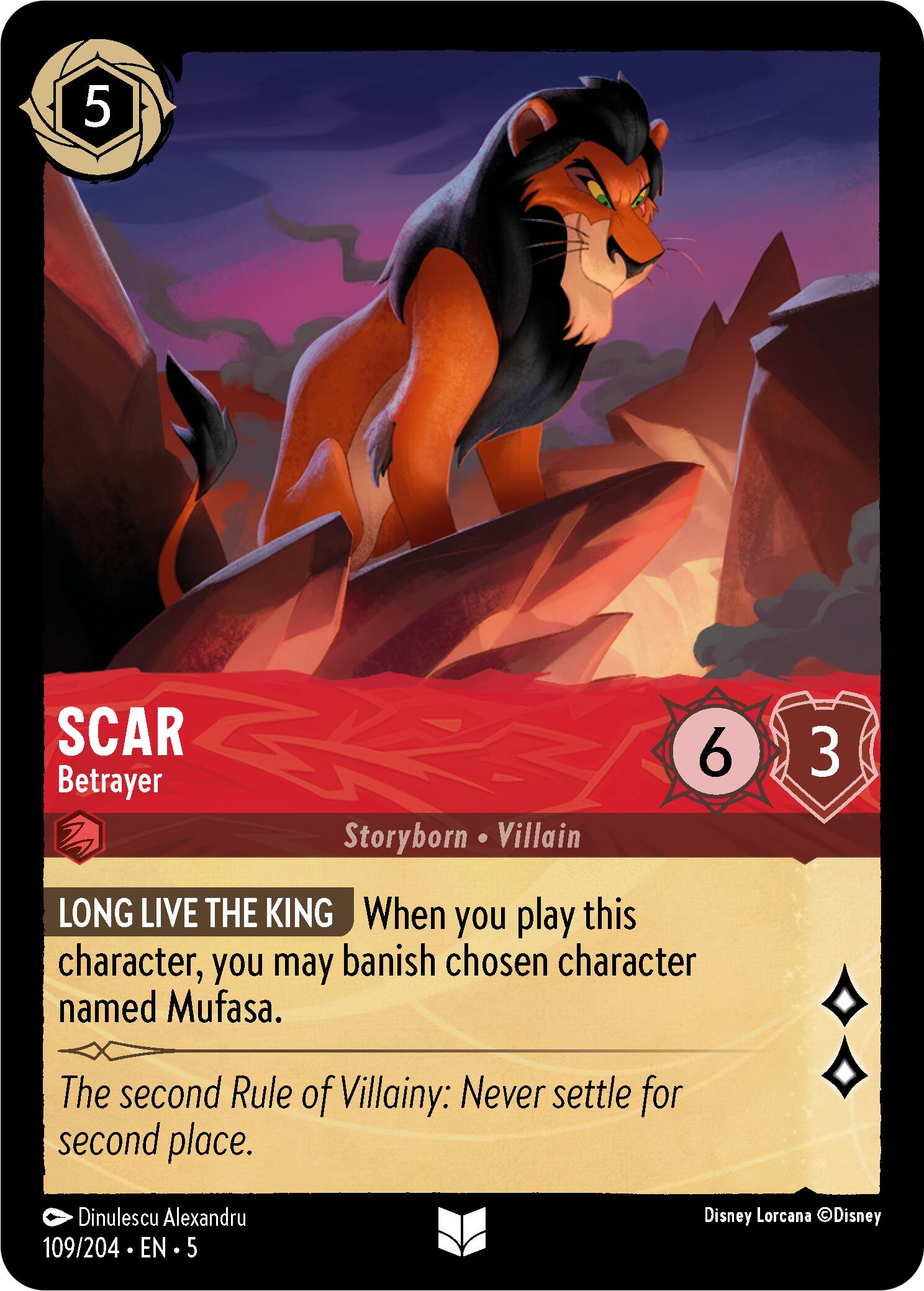 Scar - Betrayer (109/204) [Shimmering Skies] | Rock City Comics