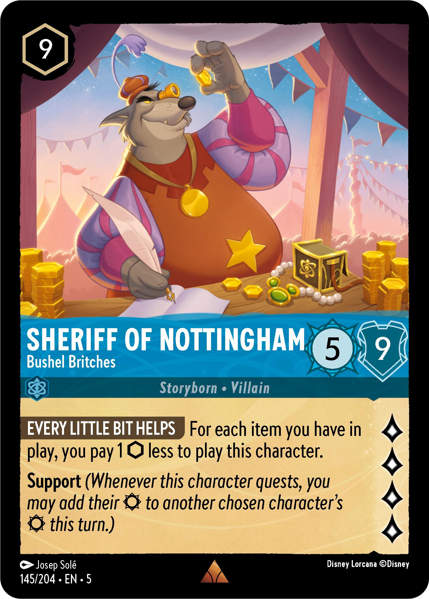 Sheriff of Nottingham - Bushel Britches (145/204) [Shimmering Skies] | Rock City Comics