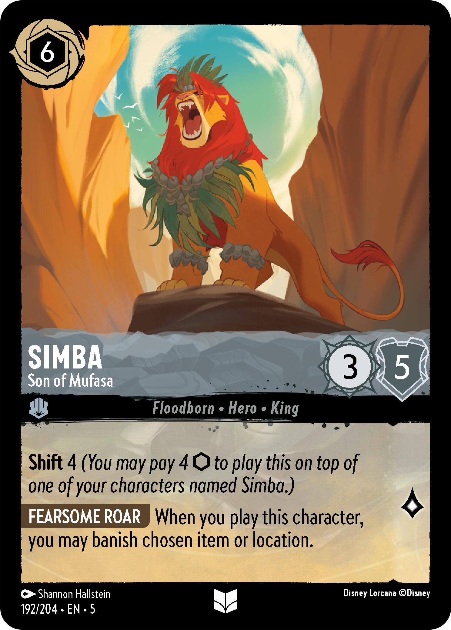 Simba - Son of Mufasa (192/204) [Shimmering Skies] | Rock City Comics