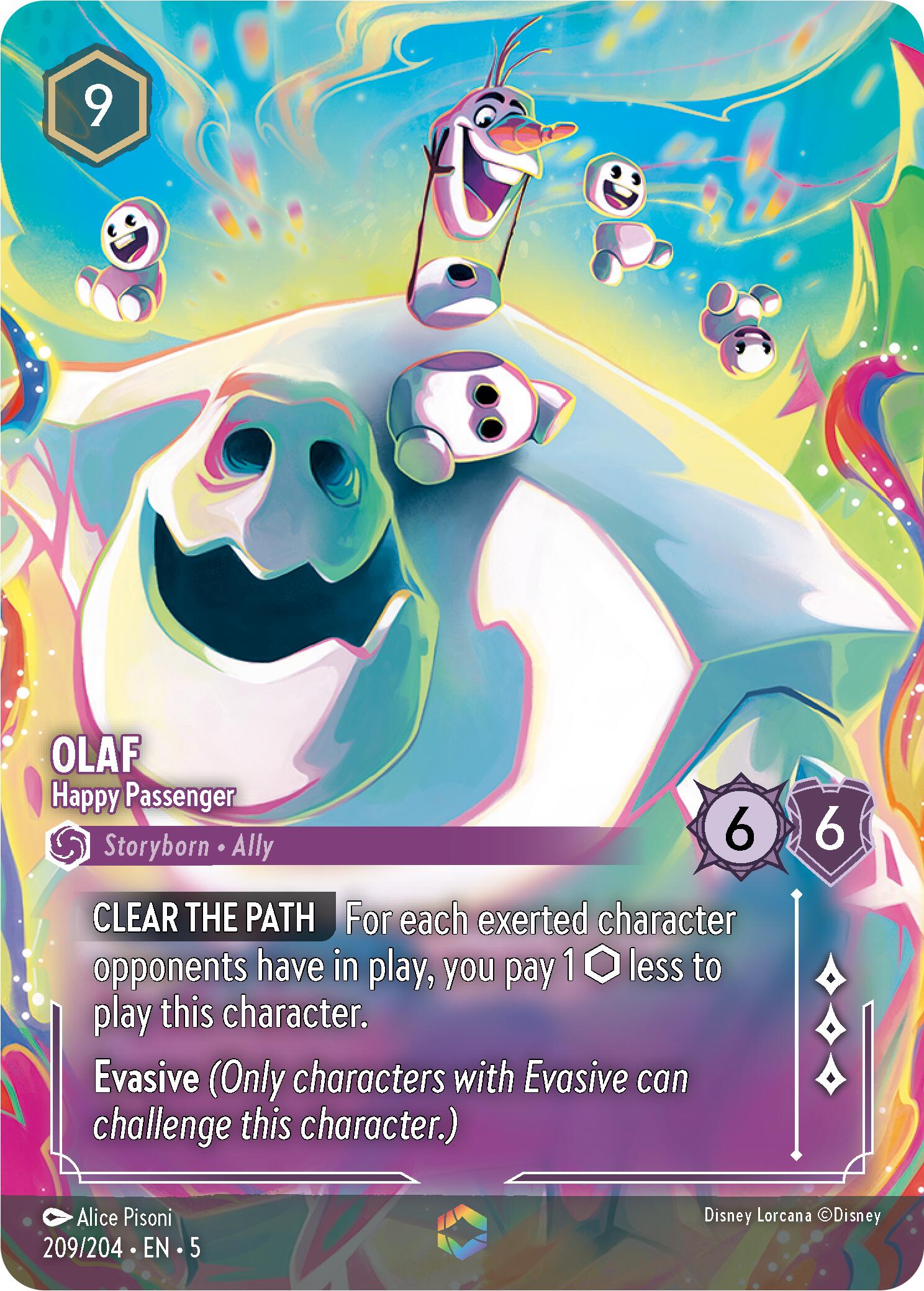 Olaf - Happy Passenger (Enchanted) (209/204) [Shimmering Skies] | Rock City Comics