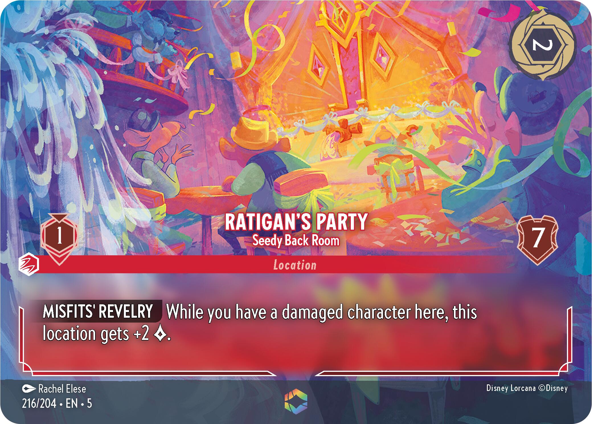 Ratigan's Party - Seedy Back Room (Enchanted) (216/204) [Shimmering Skies] | Rock City Comics