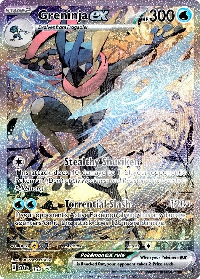 Greninja ex (132) [Scarlet & Violet: Black Star Promos] | Rock City Comics