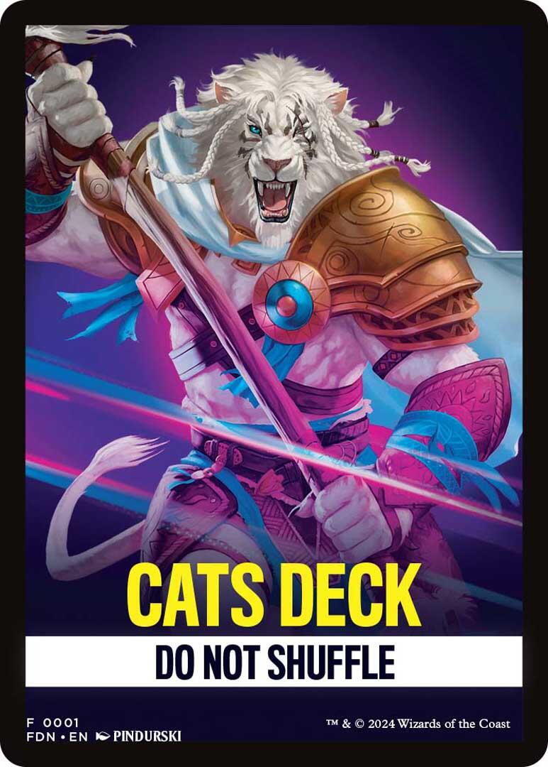 Cats Deck Theme Card [Foundations] | Rock City Comics