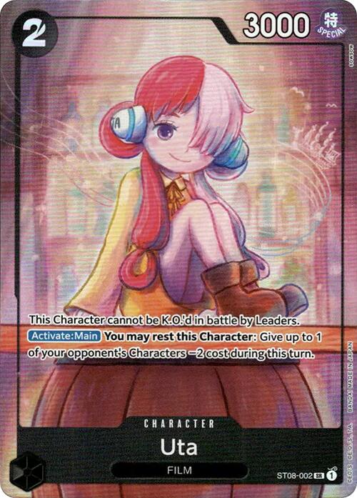 Uta (ST08-002) (Premium Card Collection -Uta-) [One Piece Promotion Cards] | Rock City Comics