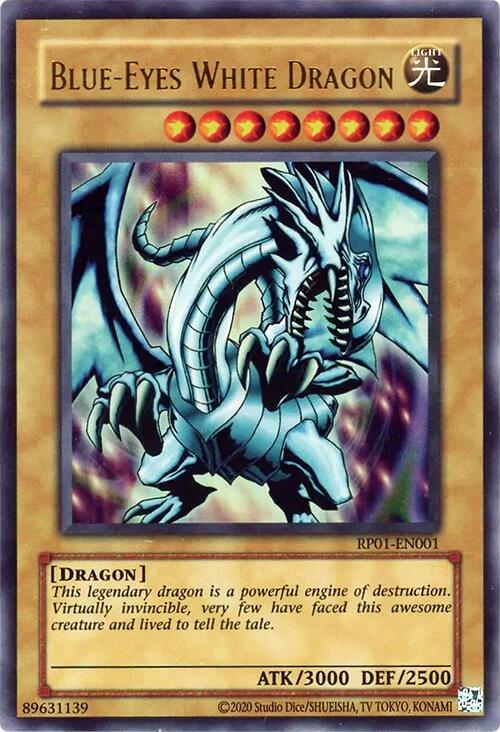 Blue-Eyes White Dragon [RP01-EN001] Ultra Rare | Rock City Comics