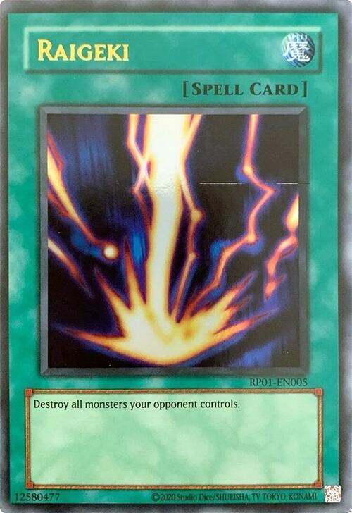 Raigeki [RP01-EN005] Ultra Rare | Rock City Comics