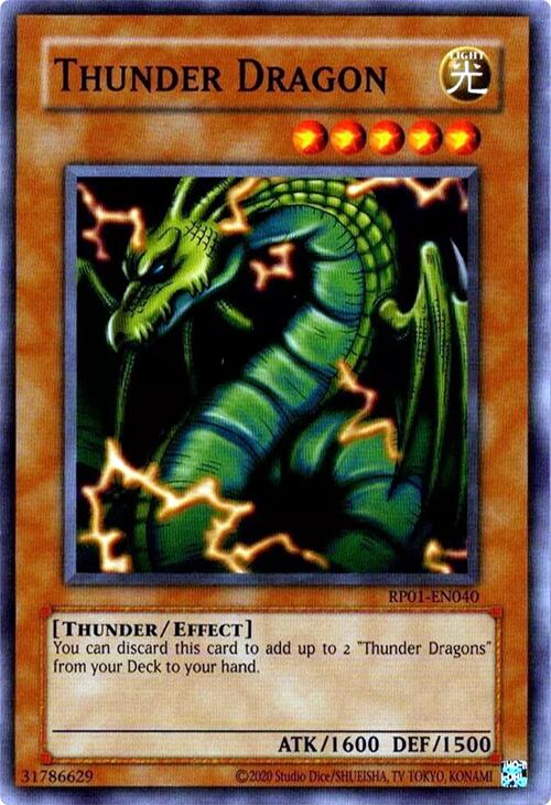 Thunder Dragon [RP01-EN040] Common | Rock City Comics