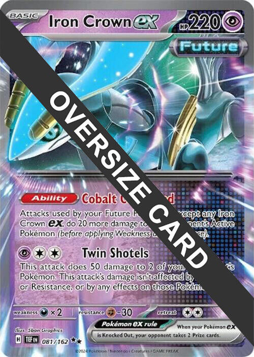 Iron Crown ex (081) (Jumbo Card) [Scarlet & Violet: Black Star Promos] | Rock City Comics