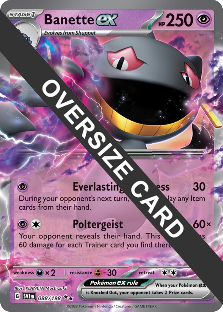 Banette ex (088) (Jumbo Card) [Scarlet & Violet: Base Set] | Rock City Comics