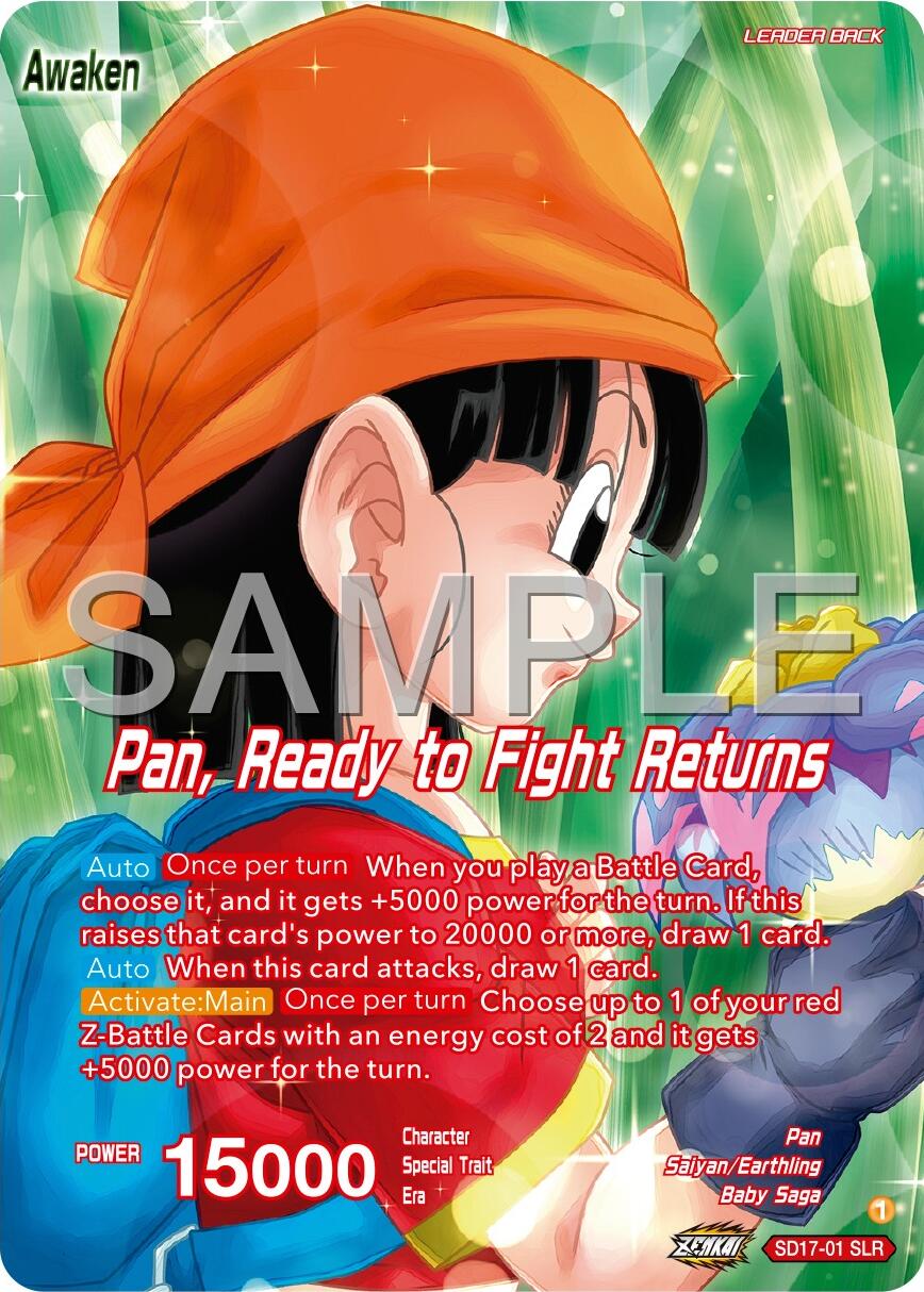 Pan // Pan, Ready to Fight Returns (SD17-01) [Premium 7th Anniversary Box 2024] | Rock City Comics