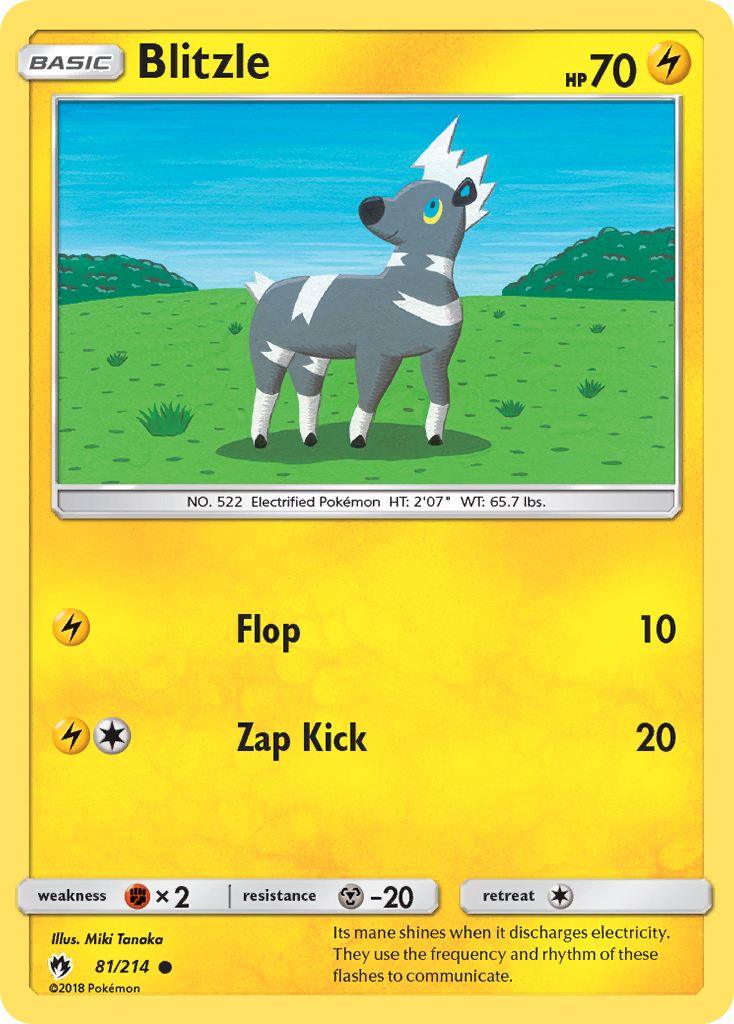 Blitzle (81/214) [Sun & Moon: Lost Thunder] | Rock City Comics