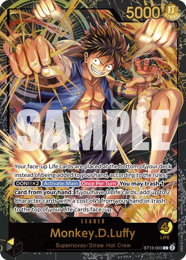 Monkey.D.Luffy (Premium Card Collection -Leader Collection-) [One Piece Promotion Cards] | Rock City Comics