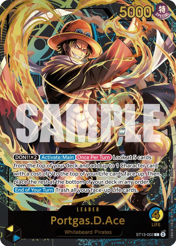 Portgas.D.Ace (Premium Card Collection -Leader Collection-) [One Piece Promotion Cards] | Rock City Comics