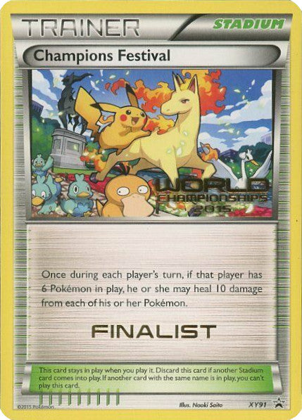 Champions Festival (XY91) (2015 Finalist) [XY: Black Star Promos] | Rock City Comics