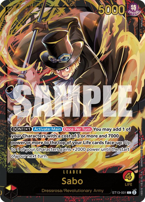 Sabo (Premium Card Collection -Leader Collection-) [One Piece Promotion Cards] | Rock City Comics