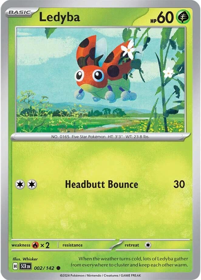 Ledyba (002/142) [Scarlet & Violet: Stellar Crown] | Rock City Comics