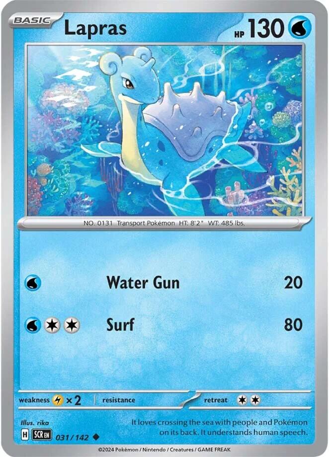 Lapras (031/142) [Scarlet & Violet: Stellar Crown] | Rock City Comics