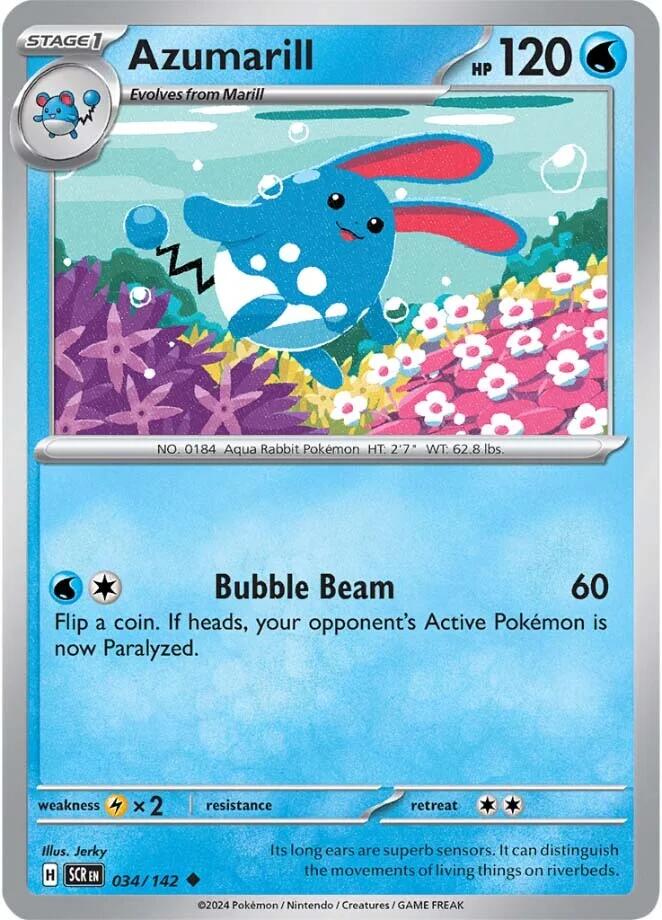 Azumarill (034/142) [Scarlet & Violet: Stellar Crown] | Rock City Comics