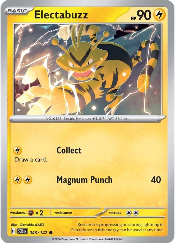 Electabuzz (046/142) [Scarlet & Violet: Stellar Crown] | Rock City Comics